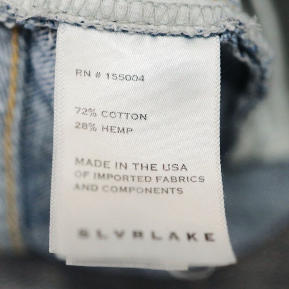 SLVRLAKE Blue Straight Leg Jeans - Picture 9 of 14
